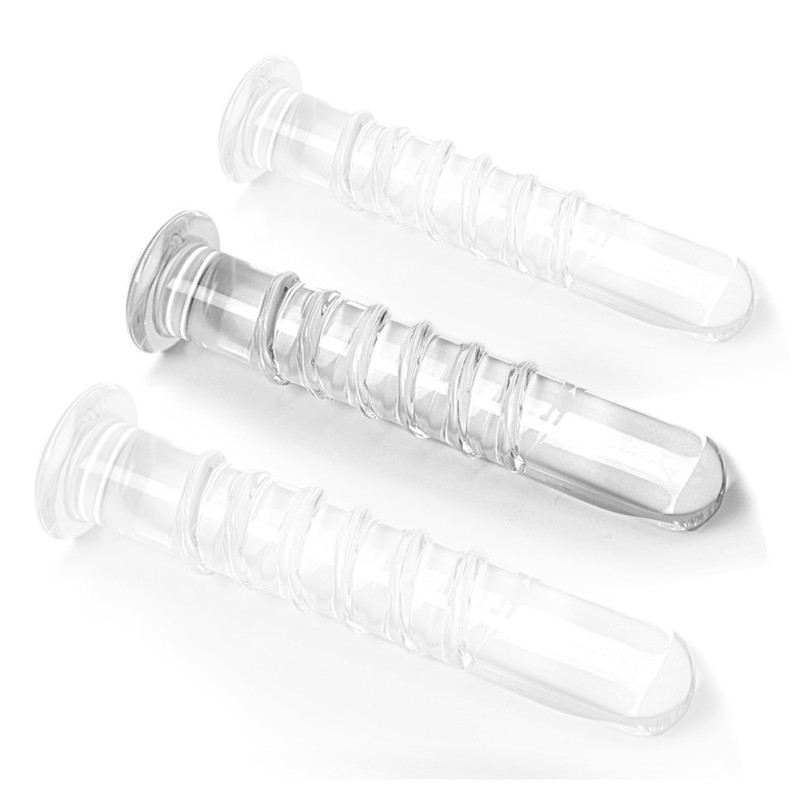 ClearlyHorny Gode en Verre Rolled M 17 x 2.8cm